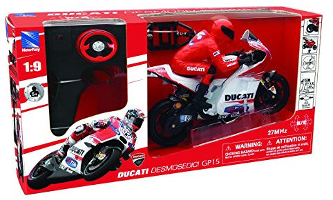 NewRay 88815 - Ferngesteuertes Modellmotorrad Ducati Desmosedici - C.Stoner Nr.4 1:9