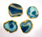Esplanade Agate Verte sous-Verres de Bar à bière Café Thé Dessous de Verre – Lot de 4 Dessous de Verre – Parfait Accessoires de Table Vaisselle