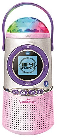 VTech - Kidi LightShow Party, Enceinte Bluetooth Enfant – Version FR