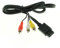 More Power + - Cable de vídeo y audio para Nintendo SNES/Super Nintendo/Super Famicom/N64/Gamecube AV con conectores RCA, color blanco