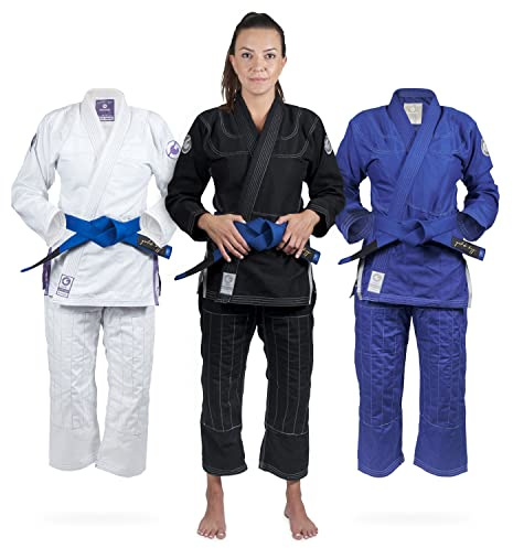 Gold BJJ Womens Aeroweave Jiu Jitsu Gi - Ultra Lightweight BJJ Gi for Women