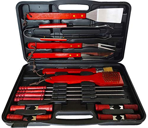 Grillzubehör Set mit Grillutensilien BBQ Grillbesteck 18teilig Weber Edelstahl abwaschbar Grillzubehör Grillzubehör Grillzubehör Grillzubehör Grillzubehör Grillzubehör Grillbesteck Grillbesteck