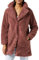 Urban Classics Ladies Oversized Sherpa Coat Giubbotto, Rosa (Darkrose 01472), M Donna