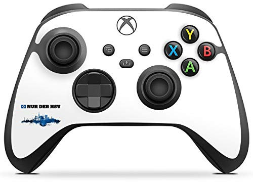 DeinDesign Skin kompatibel mit Microsoft Xbox Series X Controller Folie Sticker HSV Offizielles Lizenzprodukt Bundesliga