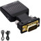 Yiany VGA to HDMI, 1080P VGA Male to HDMI Female Adapter Converter with Audio Cable for Computer, Desktop, Laptop, PC, PS3/4, Monitor, Projector, HDTV