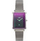 STORM London Issimo Lazer Purple, Damenuhr, Edelstahlgehäuse, Mesh Armband, Analoguhr, 3 bar Wasserdicht, Viereckig, Datumsfunktion (Lazer Purple)