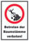 HB-Druck Baumstämme betreten verboten Schild A4 (210x297mm)