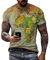 T-Shirt Herren Bedrucken Rundhals Loose Tops Herren Komfortabel Atmungsaktiv Mode Lässig Sportshirt Herren Sommer Kurzarm Shirt Herren Moderner Urban Style T-Shirt Herren