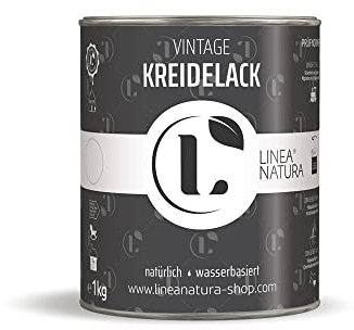 Linea Natura Vintage Kreidelack Kreidefarbe Möbellack Holzlack Antik Shabby Chic (1Kg, Lilac)