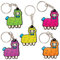 Baker Ross FC949 Lama Schlüsselanhänger - 10er Pack, Schlüsselanhänger für Kinder, ideal für Partytüten, Nikolaus, Kindergeburtstag Mitgebsel und kleine Geschenke