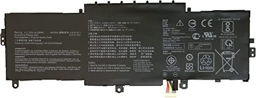 AKKEE C31N1811 Laptop Battery for ASUS ZenBook 14 UX433 UX433F UX433FA UX433FN BX433FN RX433FN U4300F U4300FA U4300FN Deluxe13 14 UX433FA-A5090T UX433FN-A5079T 11.55V 50Wh