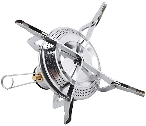 Portable Mini Réchaud De Camping Pliant Mini Four Réchaud En Plein Air Réchaud À Gaz Réchaud Coupe-Vent Pique-Nique Ustensiles De Cuisine Camping En Plein Air Randonnée Cuisson Approprié