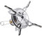 Leapiture Portable Mini Camping Stove Folding Mini Oven Stove Outdoor Gas Stove Windproof Stove Picnic Cookware Outdoor Camping Hiking Cooking Suitable