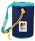 Oso Supply Co - Kreidebeutel für Klettern, Bouldern, Kreidebeutel mit Schnellverschluss, Reißverschlusstaschen und Tasche – perfekte Ausrüstung für Indoor/Outdoor Klettern (Puderblau/Gelb)