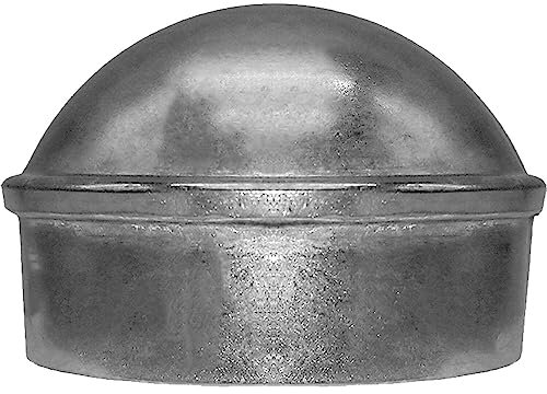 1-7/8 Chain Link Fence Post Cap - Use for 1-7/8 Outside Diameter Post/Pipe - Aluminum Chain Link Post Cap - 2 Pack