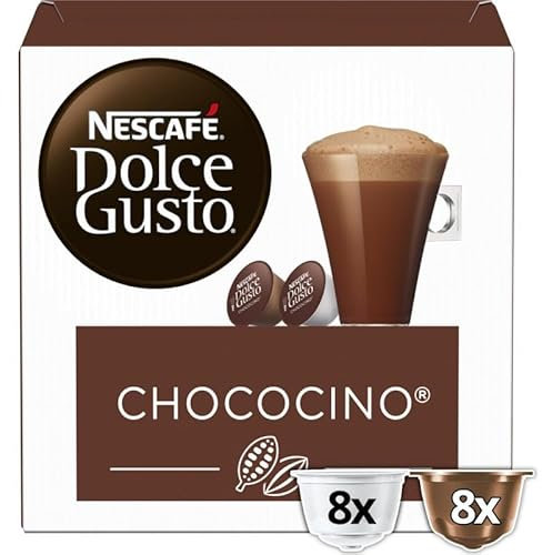 Dolce Chococino Dosettes - Capsules de café chocolaté pour une pause gourmande - 256g de douceur à savourer. - Le Lot De 3