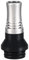 WratryParts 810 Tips 9 Holes Long Drip Tip Prevent Eliquid Mouthpieces For RTA RDA Subohm Tank (Black Silver)