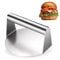 katmerio Burgerpresse aus Edelstahl 304, 5,5 Zoll Runde Burger Pattie Presse, Professionelles Hamburgerpresse Grillzubehör, für Flat Top Grill, Squeeze Grease, Lebensmittelecht & Spülmaschinenfest