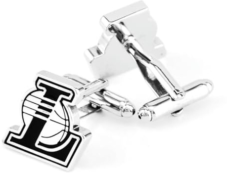 Manschettenknöpfe NBA Basketball Club Team Emblem Emaille Lakers French Shirt Ärmel Nieten, Kupfer
