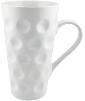 0,2 L Dubbetasse - Keramik Tasse 200 ml | Pfalz Retro Kaffeebecher | Pfälzer Kaffeetasse - Weiß