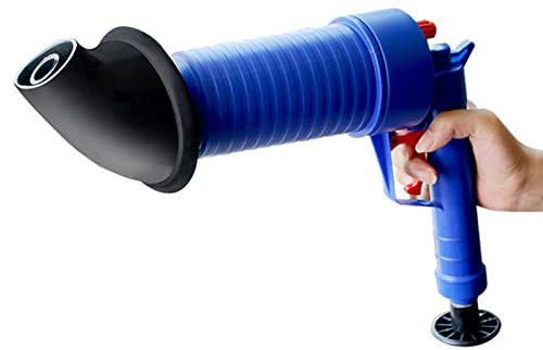 Pulitore Pompa di Scarico Domestica, Blaster Aria, Adattatore di Sblocco, 4 Ventose per Lavello, WC, Soluzione Sanitaria Semplice