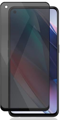 Zerrshoo Protector Pantalla para Oppo Find X3 Lite, Oppo Find X3 Lite Cristal Vidrio Templado Antiespia 1 Piezas, 9H Dureza Vidrio, Privacidad Protector Cristal para Oppo Find X3 Lite