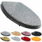 Toilet Seat, Heavy Duty Glitter Toilet Seat Soft Close with Quick Release, Top/bottom Fixing Easy Installation(Silver)