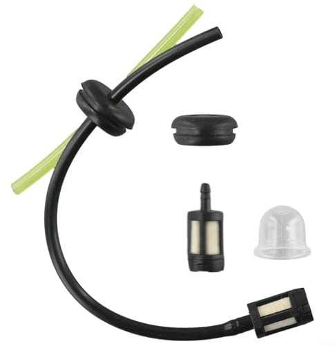 Petrol Engine Fuel Line Kit Pipe, Filter, Primer & Grommet for Hedge Trimmers