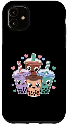 Hülle für iPhone 11 Boba Milchtee Milchtee Bubble Tea Boba Pearl Lover