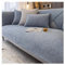 FYFWPA Sofa Überzug Chenille Sofabezug Weiche: Haustier rutschfest Sofaschoner Vintage 1/2/3/4 Sitzer Couch Überzug Einfarbig Sofaüberwürfe für U Form L Form Sektionssofa (Blaugrau, 110 * 180cm)