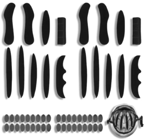 Jwthee 2 Set Helmpolster, Helmpolsting -Kit Universal Helm Pads Bike Helm Ersatzpolsterpolsterhelm Auskleidung Fahrradhelm Ersatzpolster für Radsportmotorrad