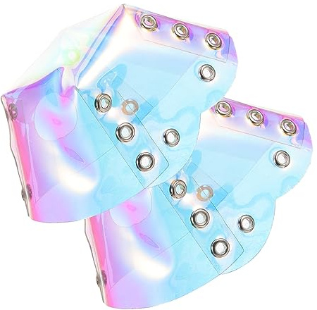 BCOATH PVC Zehenschutzkappen für Rollschuhe Tragbar mit Einfachem Design und Schönem Aussehen Schutz für Zehen Beim Eislaufen und Rollschuhfahren