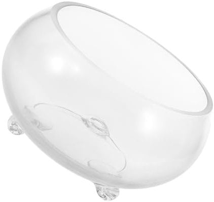 FONDOTIN Glass Bubble Bowl Terrarium Round Decorative Centerpiece for Hydroponic Plants and Goldfish Unique DIY Shape for Home and Wedding Decor Easy Maintenance and Cleaning