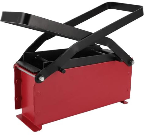 plplaaoo Paper Brick Maker Iron Heavy Duty Multifunctional Press Paper Log Briquette Maker for Home Fireplaces and Stoves Durable Iron Material 3045g