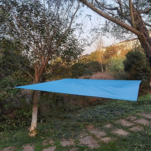 Outdoor Rectangle Sun Shade Sail Canopy for Gardens, Patios, and Camping Adventures, Comes with Ropes and Storage Bag (210*200cm green )