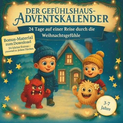 Der Gefühlshaus-Adventskalender: 24 Tage auf einer Reise durch die Weihnachtsgefühle 3-7 Jahre (Das Gefühlshaus)