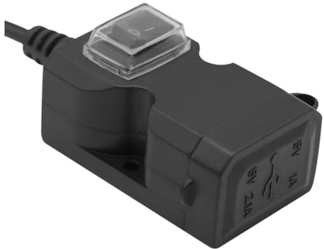 Garneck USB Motorradladegerät mit Lenkerhalterung 3,1 A Schnellladeadapter für Motorrad Dreirad ATV und Roller