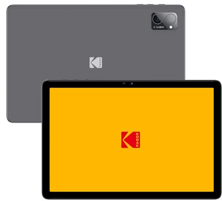 KODAK Tableta K10 de 10 pulgadas, Android 15, 12 GB de RAM + 64 GB de ROM, 1 TB de memoria ampliable, procesador Octa-Core, pantalla táctil de 1920 x 1200 FHD, batería de 6000 mAh, Dual WiFi