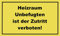 Metafranc Hinweisschild Heizraum Unbefugten ist der Zutritt verboten! - 300 x 200 mm / Beschilderung / Verbotsschild / Zutrittsverbot / Privatgrundstück / Grundstückskennzeichnung / 500410