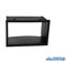 2 DIN Radioeinbauset Blende Radioanschlusskabel Antennenadapter Komplettset für VW Polo 9N bis 2009 schwarz mit ISO