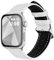 Fullmosa LC-Jan Cuero Correa, Correa de Apple Watch Series 8/76/5/4/3/2/1/Se/Se2/Ultra, Correas Apple Watch 38mm/40mm/41mm/42mm/44mm/45mm/49mm, Blanco 42mm/44mm/45mm/49mm