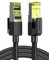UGREEN CAT 7 Lan Kabel 10000Mbits Netzwerkkabel Ethernet Kabel Gigabit RJ45 POE Internet Kabel kompatibel mit PS5/4, Switch, Router, Modem, Steam Deck, Xbox usw. (1M)