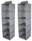 2er Set Hängeregal für Kleiderschrank – Faltbarer Schrankorganizer aus Stoff für Jeans, Pullover, T-Shirts & Schuhe – Extra stabil & platzsparendes Ordnungssystem zum Hängen