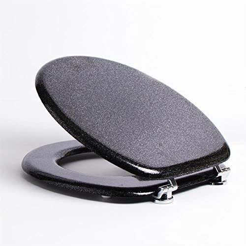 PaMeer® Sparkling Glitter Toilet Seat – Luxurious, Sparkle & Comfort, & Durable Upgrade for Bathroom - Toilet seat & Easy to Mount