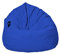 MILLINDABAG Kastanie Tropfenform Sitzsack für Kinder Jugendliche und Erwachsene Beanbag Kissen Indoor & Outdoor Gaminggeignet bereits gefüllt Sitzkissen Bodenkissen (Blau, XXL-Durchmesser 88 cm)
