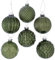 BOLTZE Vilentia Weihnachtskugel grün 8cm Sortiert (1 Stück)