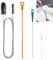 HELION 4PCS Multifunctional Drain and Plug Unblocker Cleaner Tool, Heavy-Duty Sink Unclogger, Bathroom Shower Hair Remover with Flexible Hook Design for Kitchen and Drain Hole Maintenance