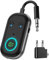 ORIA Adaptador Bluetooth Aux, 2 en 1 Transmisor Receptor Bluetooth 5.3, Receptor de Audio con Conexión Dual, Reducción de Ruido CVC, Adaptador de Audio de Carga Tipo C para Avión, TV, Auriculares