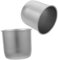 HOMOBABE 2piezas Taza Medidora De Acero Inoxidable Para Arroz Con Escala Utensilios De Cocina Compactos y Prácticos