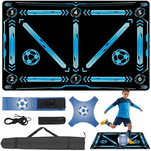 Football Training Mat Football Skills Mat Football Mastery Mat 120x60cm